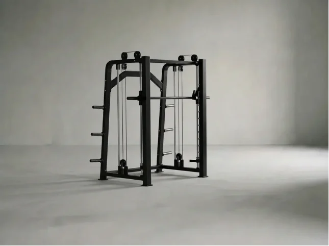 Smith Machine & Pulleys with Weight Stack